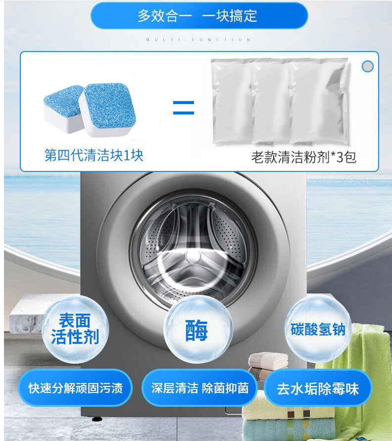 家用洁厕清洁块礼品展示